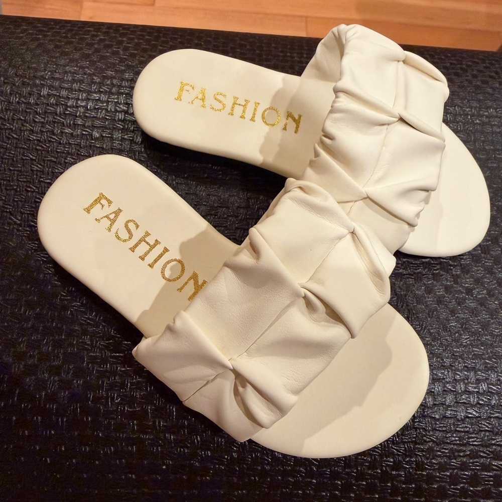 NEW baby girl slides size 22